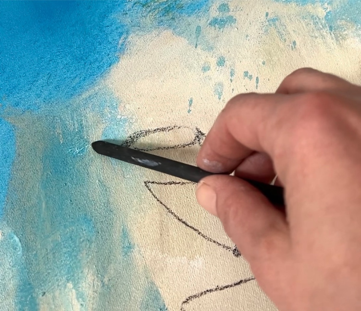 Sandra Obel Kuenstlerin kunstwerk abstrakt2