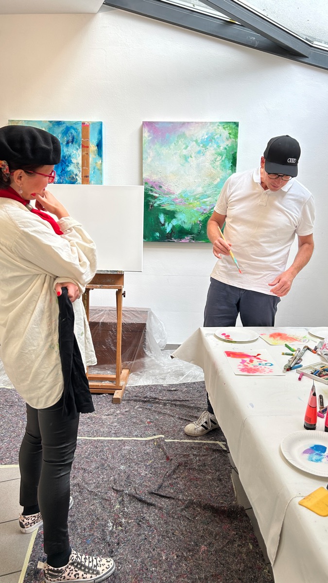 Workshop Malen Paare Sandra Obel