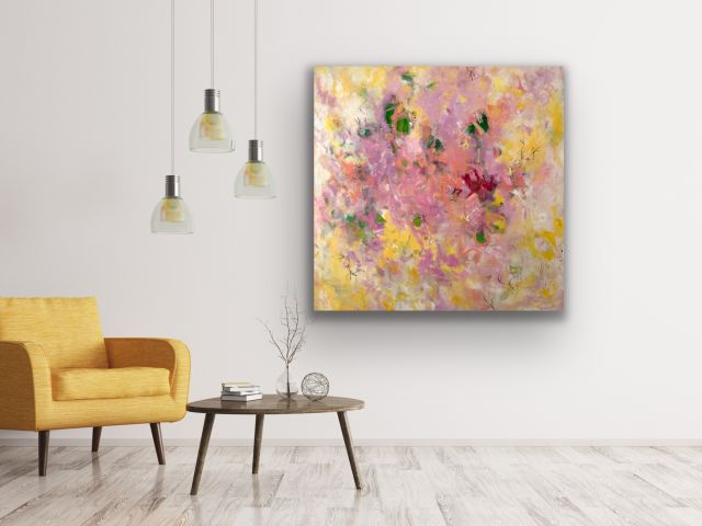 Serie Perspectives. Abstrakte Gemälde von Sandra Obel.